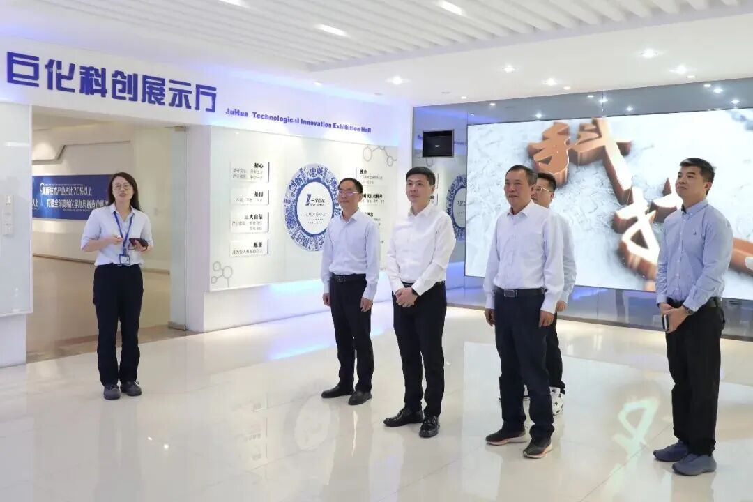 省援藏指挥部党委书记、指挥长盛乐赴巨化集团调研