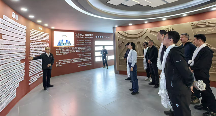 浙江省援疆指挥部指挥长骆梅英一行赴藏交流对口支援工作
